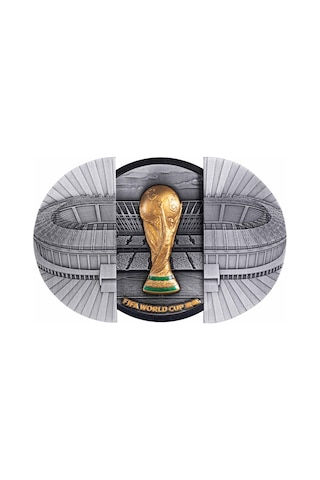 Agakulche Fıfa Dünya Kupası 2026 Mekanizmalı Stadyum Gümüş Sikke Coin