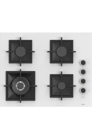 Ferre FRYART-SILENTART Serisi QEP63CB + SC406-WFA + D064-SA Beyaz Ankastre Set
