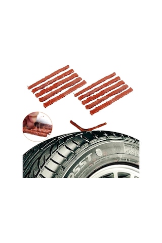 10 Adet Lastik Onarım İçin Lastik Tamir Fitili Yedek Lastik Fitili 4741