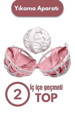 2 Adet Ayakkabı Yıkama Filesi Ve Sütyen Yıkama Topu