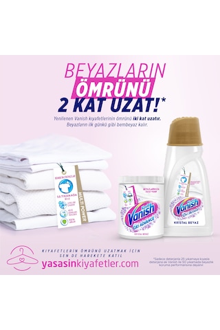 Vanish Kosla Oxi Action Gold Beyazlar için Sıvı Leke Çıkarıcı & Deterjan Güçlendirici 2 L