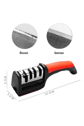 Buffer 4 Aşamaları Kaymaz Taban Hızlı Makas Bıçak Bileyicisi