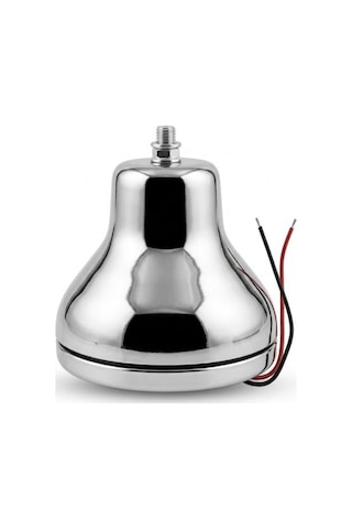12v Krom Çan Korna Metal Gövde Güçlü Ses Evrensel Oto Korna Dayanıklı Tekli Korna