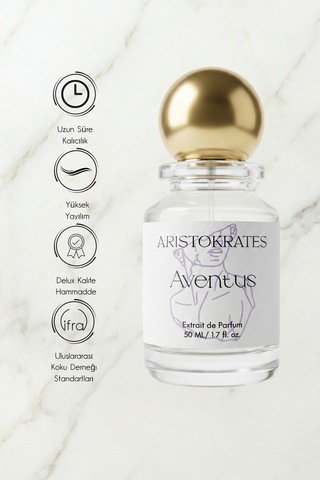 Aventus Erkek Extrait De Parfüm 50 Ml Meyveli, Fresh Bergamot, Elma, Limon, Misk Ferah
