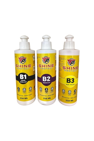 Shine Protect Pasta Cila Hare Giderici 3'lü Set Menşei Almanya 250 ml Set B1-B2-B3