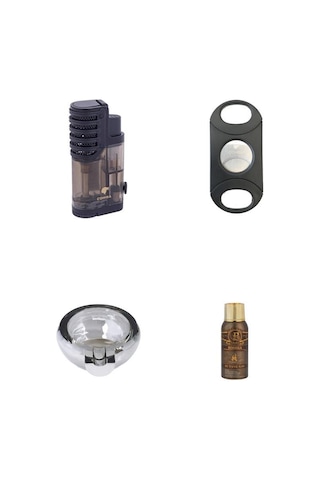 Cohiba Puro Starter Kit, Çakmak Kesici Kllük Ve Bütan Gaz