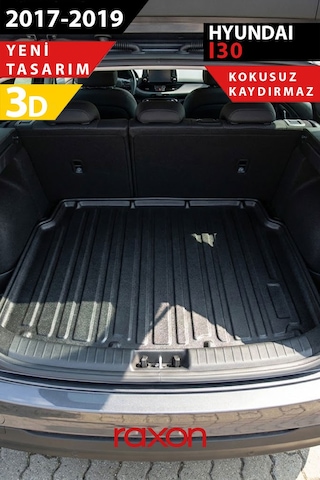 Hyundai İ30 Hb 2017-2019 Üst Bagaj Havuzu 3d Özel Kalıp Su Geçirmez, Kaymaz