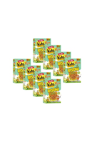 Yayla Kids Sebzeli 3 Renkli Risoni Bakliyat Makarnası 300 G X8