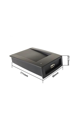 Alkatronik R10dc Çift Frekans 13.56mhz Ve 125khz Usb Rfid Okuyucu Dual Rfıd Manyetik Kart Anahtarlık Etiket Oku