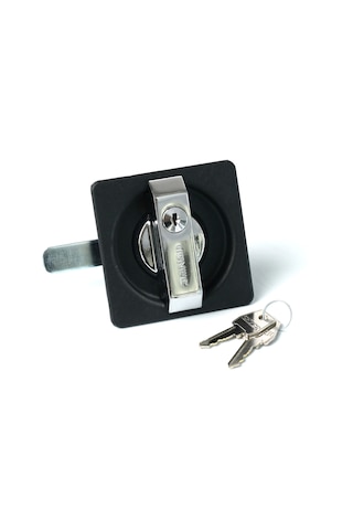 Dolap Kilidi Kare Krom Uzun Model