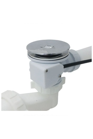 Küvet Tromplemi Kumandalı Otomatik Küvet Jakuzi Sifonu Stoplu Beyaz