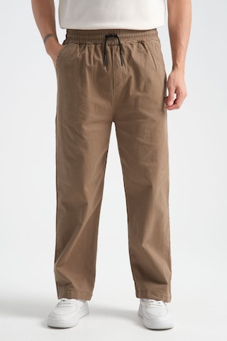 Redline Calmfit Erkek Baggy Kalın Beli Lastikli Pantolon Taba