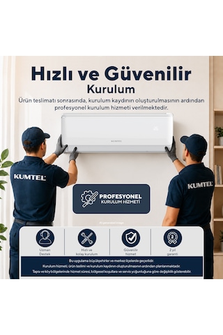 Kumtel Sugi KMSAC-18 18000 Btu A++ Inverter Duvar Tipi Klima