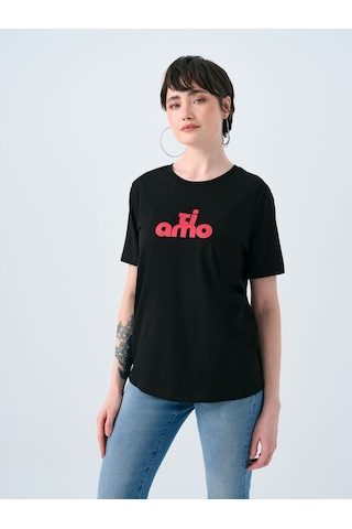 LOFT Regular Fit Kadın Tshirt K.kol Lf2039133 Q1.v1 Siyah