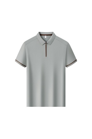 New Performance Premium Polo T-shirt 90.3% Nylon 9.7% Spandex Yeşil