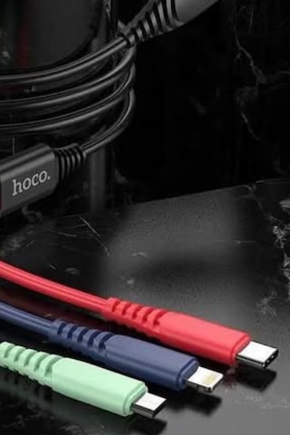 Hoco Hızlı Şarj Kablosu Çoklu Şarj 3in1 Renk