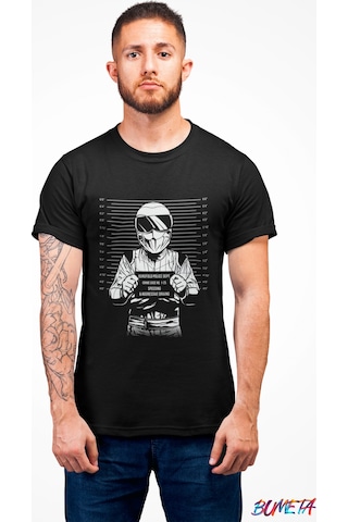 Bumeta Dunsfold Polis Departmanı Suçlu Unisex Tişört T-shirt 001