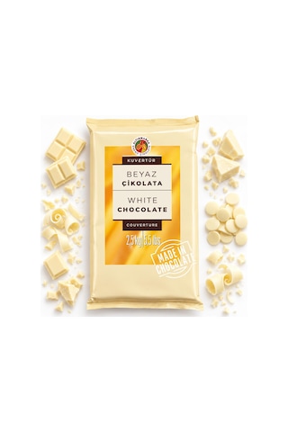 Altınmarka Beyaz Kuvertür Çikolata 2,5 Kg