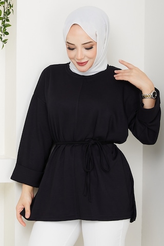 Günsel İpli Oysho Tunik 1646 - Siyah Siyah