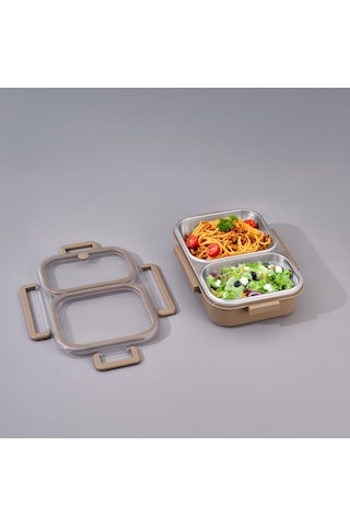 Aryıldız Bento Haki 2 Bölmeli Lunch Box Haki