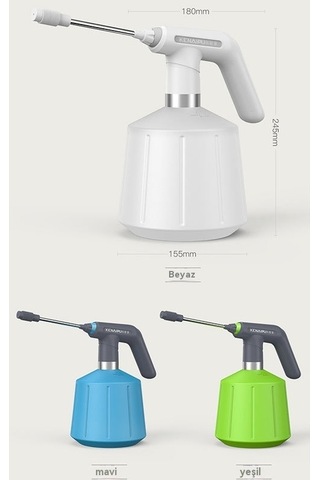 Airron Eternal Luck 2l Elektrikli Bahçe Yağmurlama Sulama Tenekesi-mavi 002