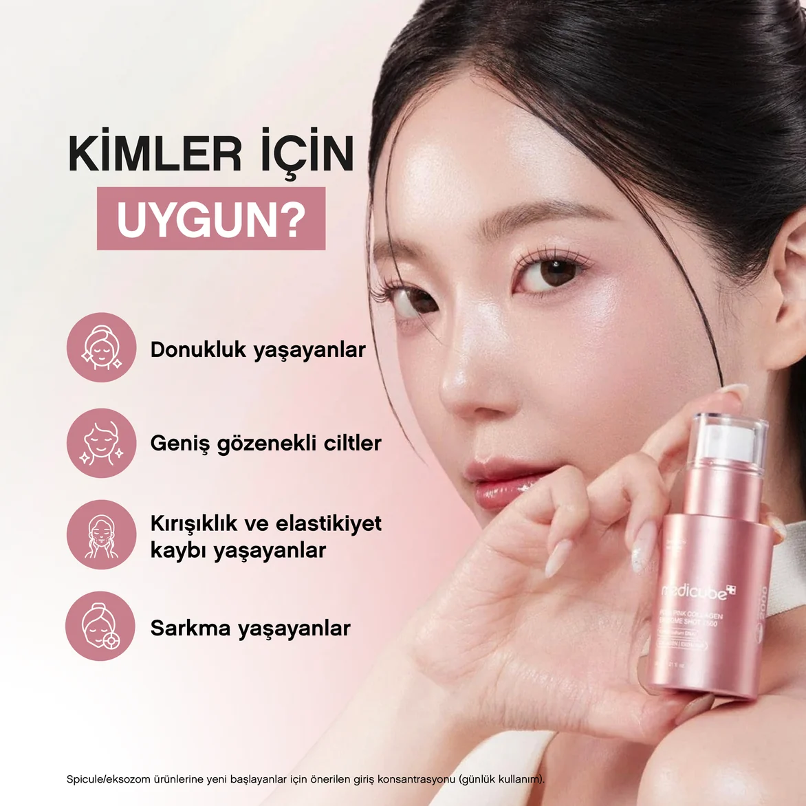 Medicube Pdrn Pink Collagen Exosome Shot Serum Yaşlanma Karşıtı Serum