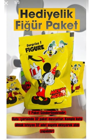 Mıckey Mouse Hediyelik Fiğür Paket 1 Adet
