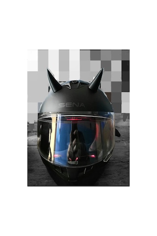 Szdesing Kask Üstü Boynuz Şeytan Boynuzu Kask Motorsiklet Aksesuarı Diğer
