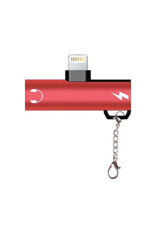 Ally Lightning to 3.5 MM Dönüştürücü Adaptör Kırmızı