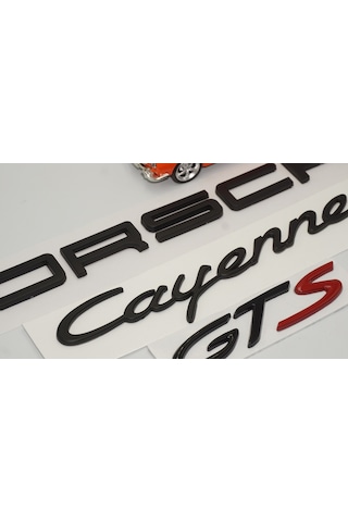 Porsche Cayenne Gts Bagaj 3M 3D Abs Yazı Logo Amblem Seti (549129339)