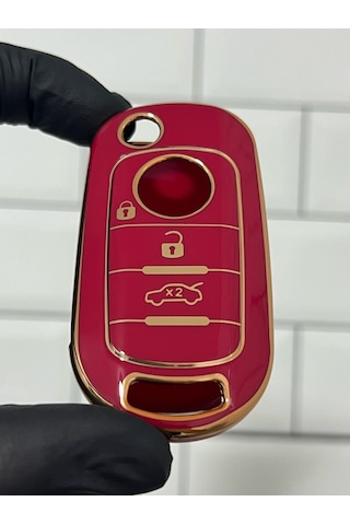Fiat Egea Uyumlu Nano Anahtar Kılıfı Kırmızı