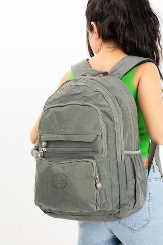 Baginn Unisex Sırt Çantası Hafif Yağmur Geçirmez Klinkır Kumaş Laptop Bölmeli Seyahat Çantası 43 30 Cm 001
