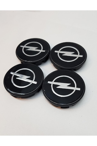Jant Göbeği Opel Uyumlu 58-55 55Mm Yuva 4'Lü Set Siyah