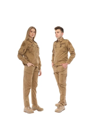 Dağcılık Kombini Keşif Kıyafeti Single Sword Outdoor Unisex Kışlık Gömlek&pantolon Alt Üst Takım Çok Renkli