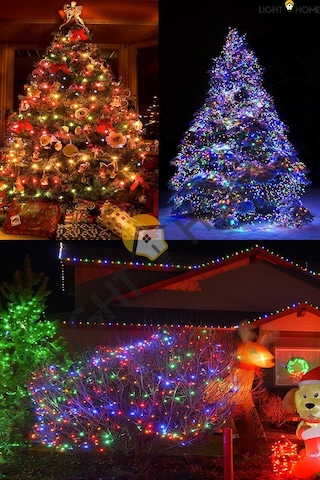 80 Led 10 Metre Pilli Renkli Işık Zinciri Dekoratif Peri Led, Oda Yatak Odası Salon Masa