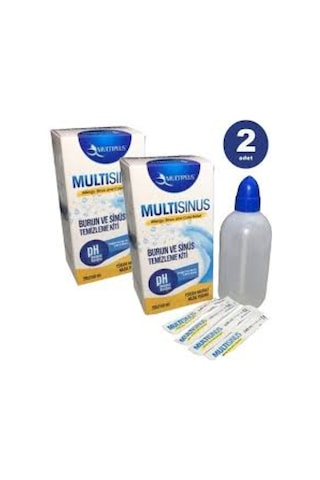 Multi Sinüs Rinse Burun ve Sinüs Temizleme Kiti X 2 Adet Multi Sinüs Rinse Burun ve Sinüs Temizleme Kiti X 2 Adet