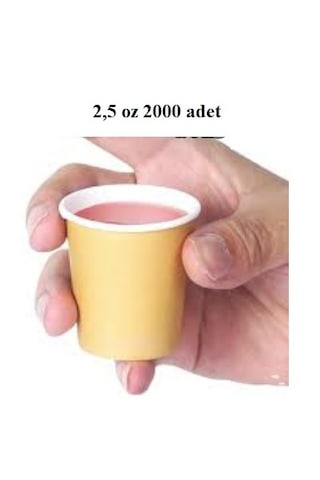 2.5 Oz (65 Ml) Karton Bardak 2000 Adet 1 Koli