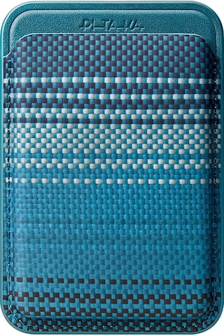 Pitaka Magnetic Woven Serisi Aramid Fiber Magnetik Kartlık Mavi