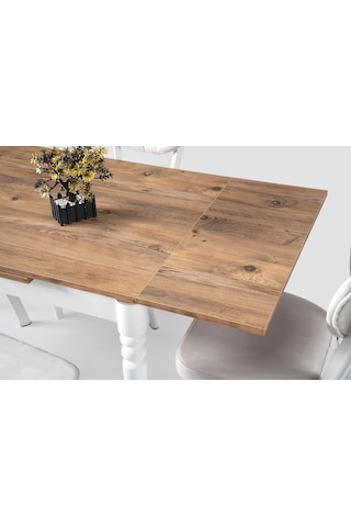 Pınar Ahşap Ayaklı Açılır Mutfak Masası 70x80 001