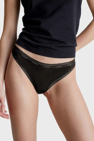 Calvin Klein Bayan Külot 000qd3802e Fıy Siyah Beyaz Krem