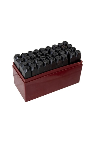 Partner Pt03046 Çelik Harf Rakam Zımba Takımı 10 Mm 36 Parça