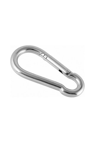 Lüks Karabina Paslanmaz Krom. 304 Kalite. Marin Tip 6mm