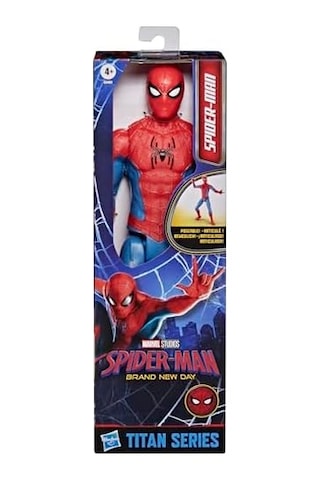 Spider-man: Yepyeni Bir Gün Titan Serisi Aksiyon Figürü, 4 Yaş Ve Üzeri Çocuklar İçin 29,2 Cm Süper Kahraman Oyuncakları