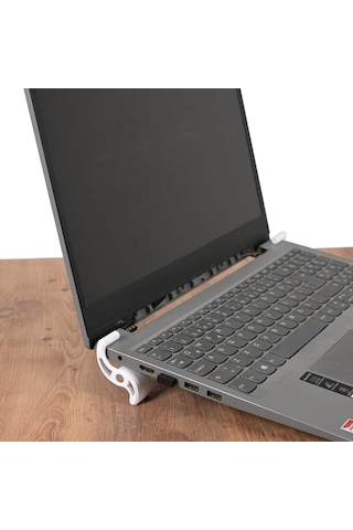 Universal Notebook Macbook Standı Leptop Diz Üstü Bilgisayar Standı Beyaz Renk