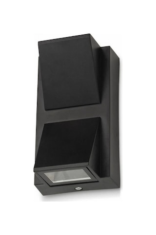 Noas Yl83-6002 Patara 6 Watt Siyah-gold Çift Yönlü Dış Mekan Led Aplik - Gün Işığı 3200k Siyah