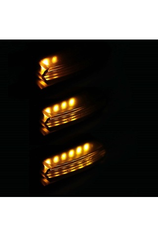 Cbtx 2 Adet Akan Gidon Led Dönüş Sinyalleri Mini Motosiklet Flaşör Fren Debriyaj İşaretleyici İşık Ön Far