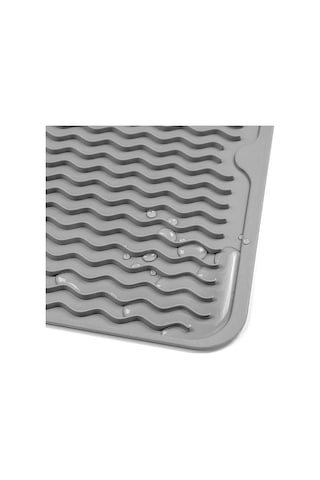 Ulzyvf Silikon Mutfak Matı, Mat Kurutma İçin Gri-a Gri Çok Bulaşık Amaçlı Yw Gri