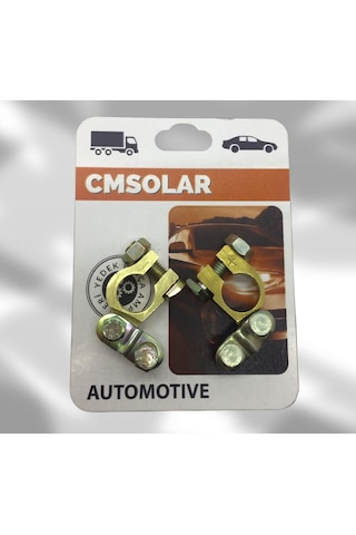 Cmsolar Akü Kutupbaşı Artı Eksi Takım + - Set Kutupbaşı