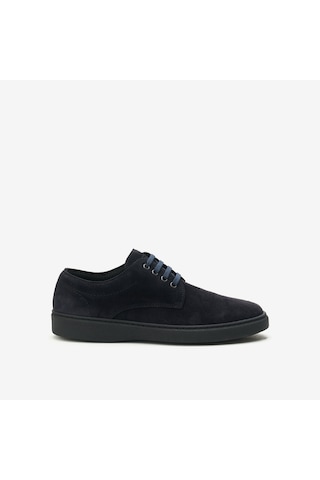 Navy Blu Sneaker Erkek 19c4 Frau Waxy Laced Shoes Mavi