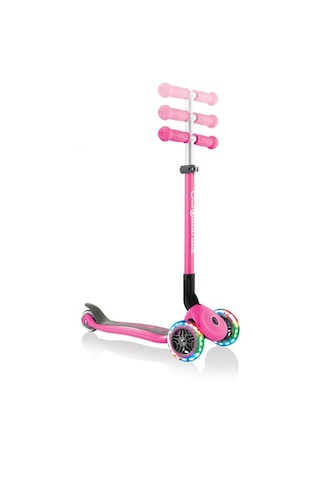 Globber Primo Katlanabilir Lıghts - Çocuklar Için 3 Tekerlekli Işıklı Scooter-Pembe